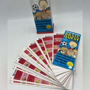 Brain Quest -“3rd Grade” Trivia Cards:
Deck 2 Questions & Answers for Ages 8 - 9